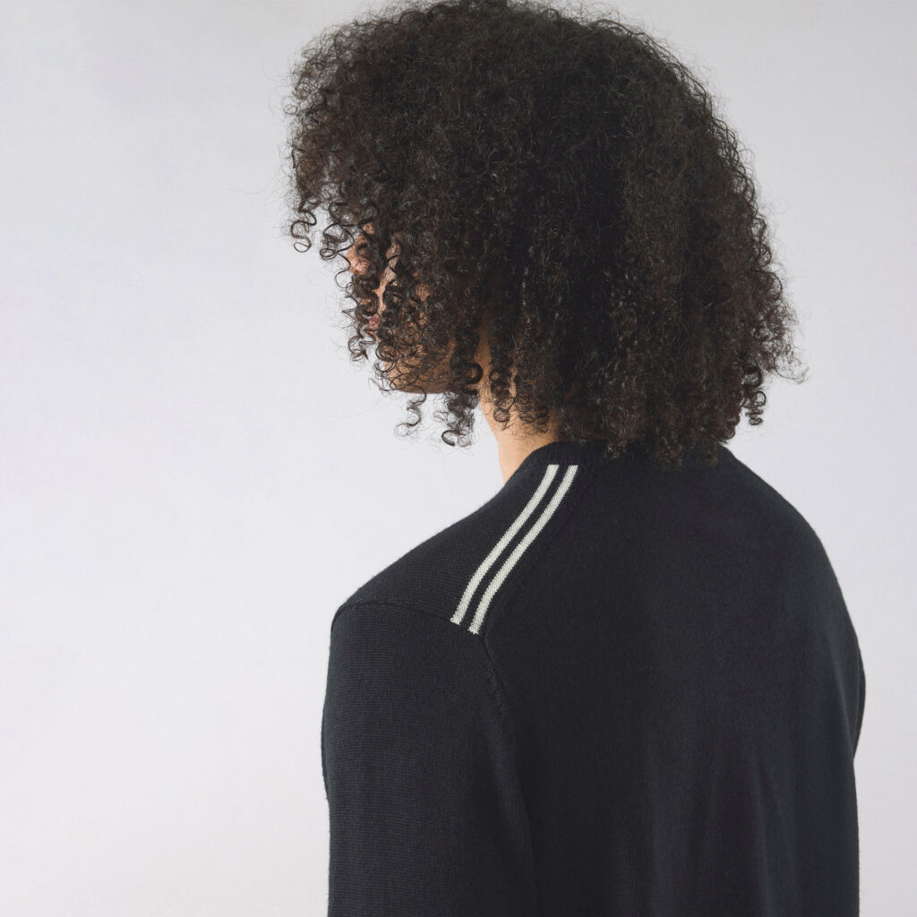 Pretty Green Merino Blend Regular Fit Long Sleeve Crew Neck - Black