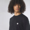 Pretty Green Merino Blend Regular Fit Long Sleeve Crew Neck - Black
