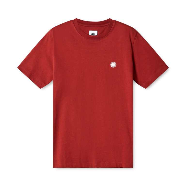 Pretty Green Mitchell Slim Fit Short Sleeve T-Shirt - Dark Burgundy