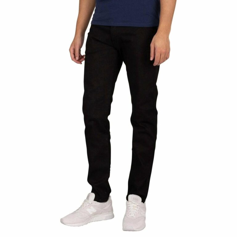 Replay Anbass Slim Fit Jean - Jet Black
