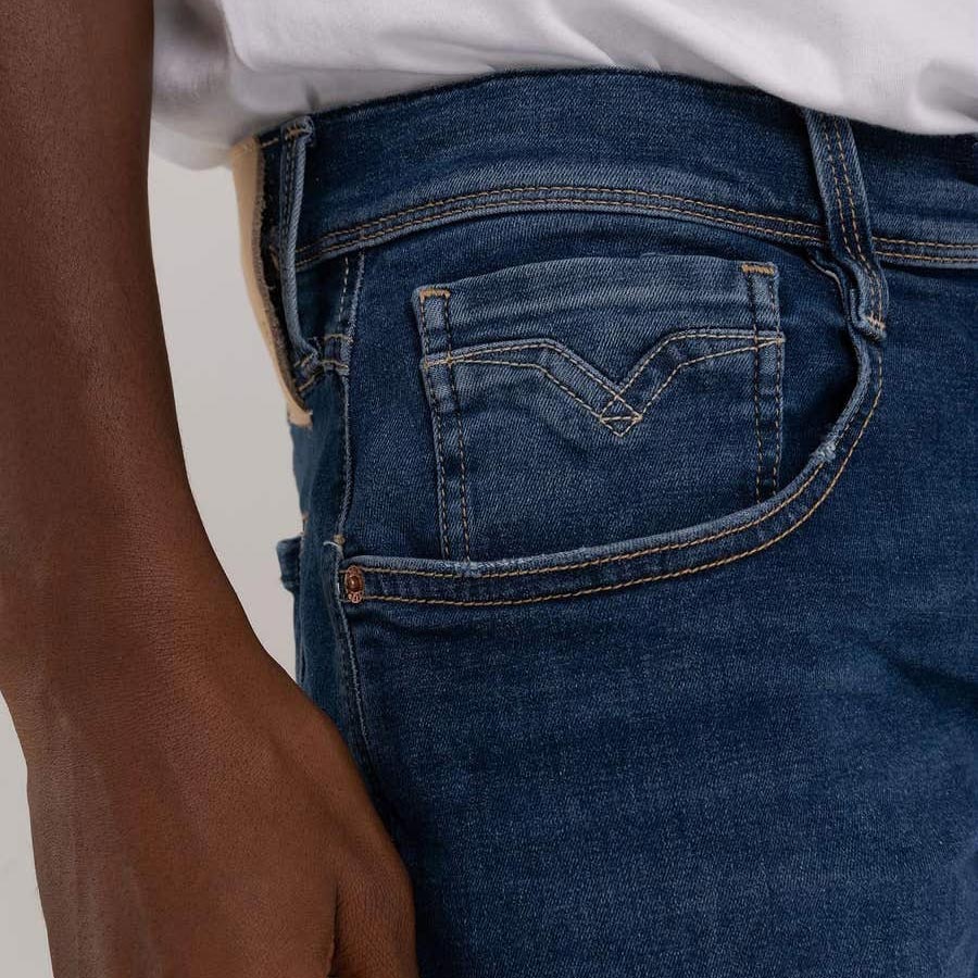 Replay Anbass Slim Fit Jean - Stone Wash