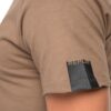 Replay Back Stitch Detail Regular Fit Short Sleeve T-Shirt - Brown