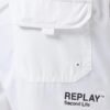 Replay Bold Text Regular Fit Short - White/Black