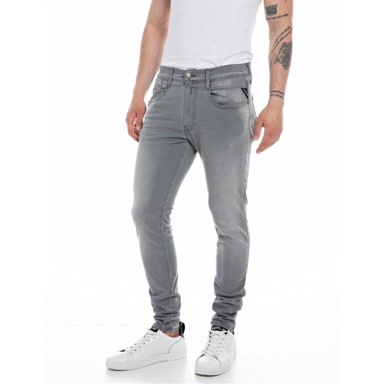 Replay Bronny Skinny Fit Jean - Grey Wash