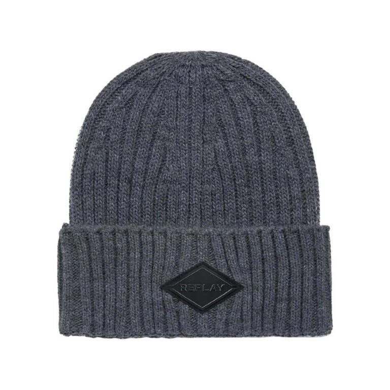 Replay Diamond Patch Beanie - Grey