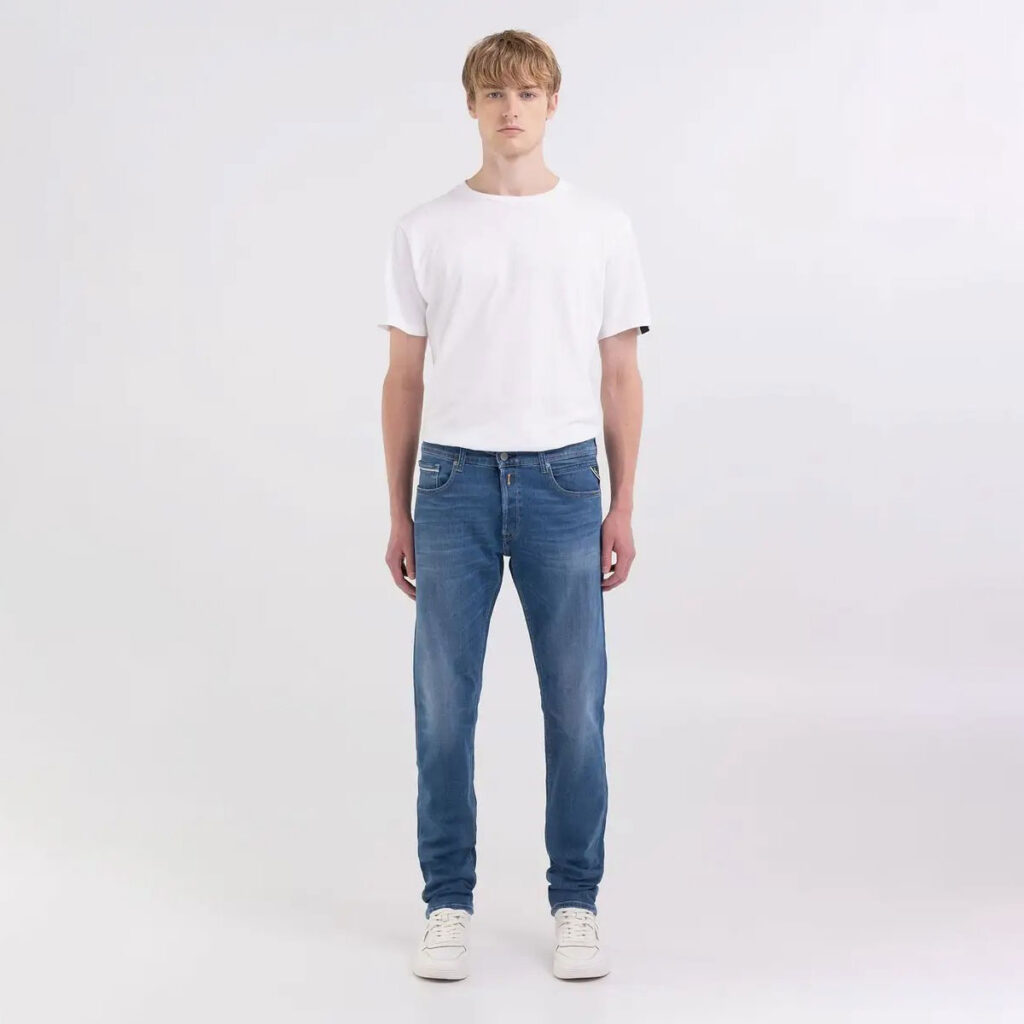Replay Grover Straight Fit Jean - Light Indigo