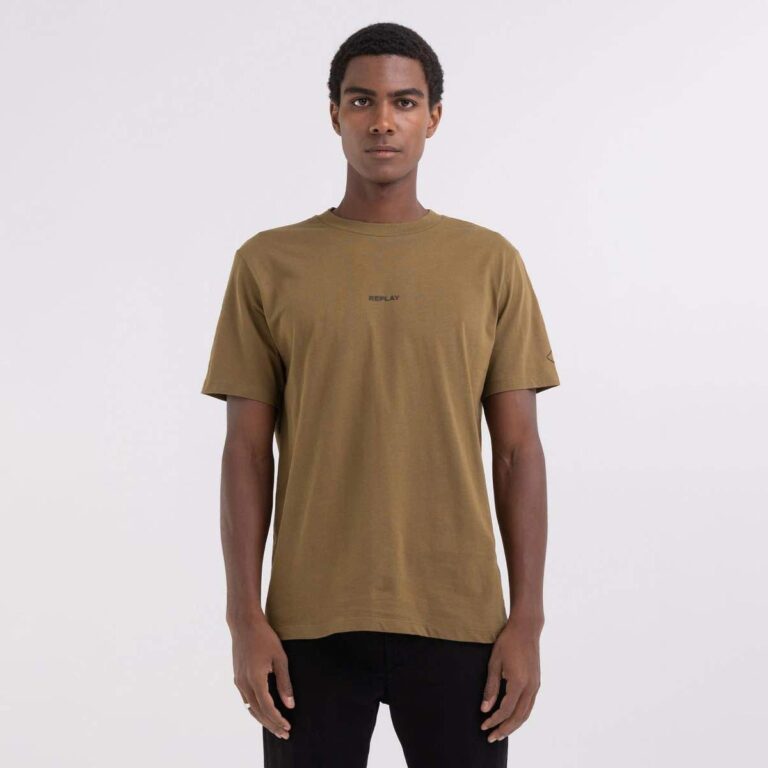 Replay Mini Centre Logo Regular Fit Short Sleeve T-Shirt - Green