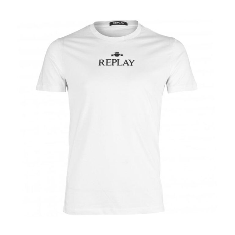 Replay Not Ordinary Regular Fit Short Sleeve T-Shirt - White