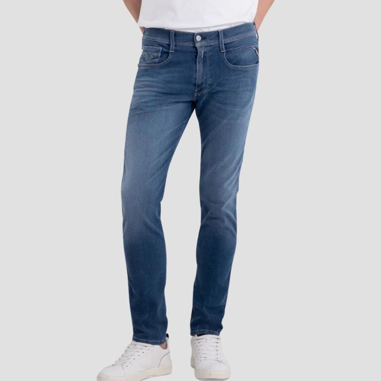 Replay Recycled 360 Hyperflex Anbass Slim Fit Jean - Stone Wash