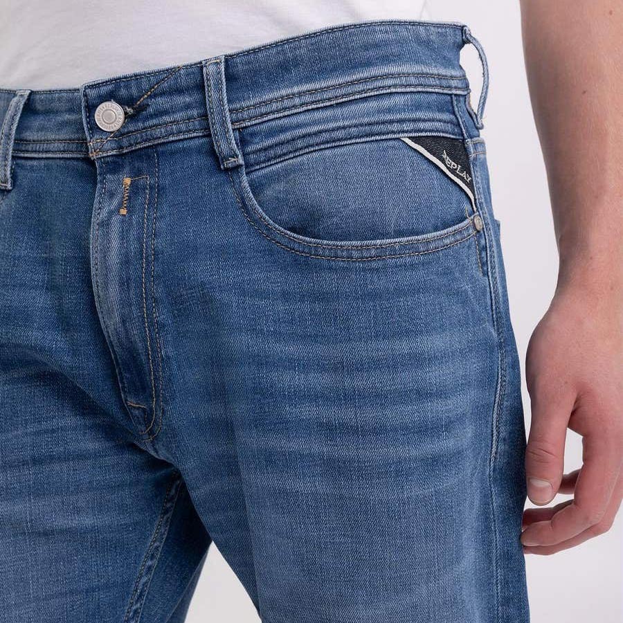 Replay Rocco Regular Taper Fit Jean - Stone Wash