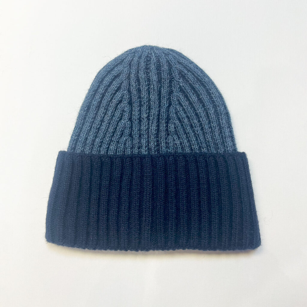 Replay Silver Badge Beanie - Blue