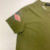 Replay Stamp Detail Regular Fit Short Sleeve T-Shirt - Green