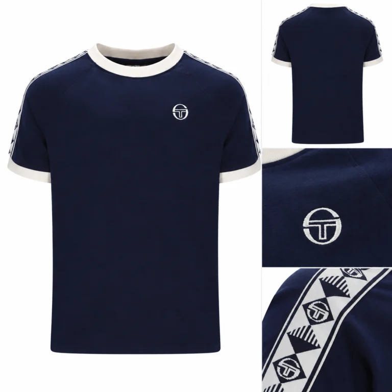 Sergio Tacchini Bianchi T-Shirt - Maritime Blue