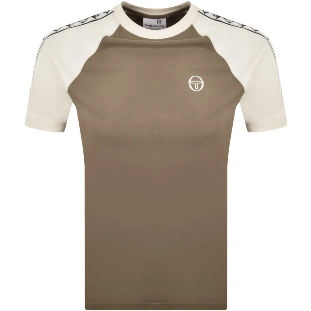 Sergio Tacchini Bianchi T-Shirt - Shitake / Gardenia