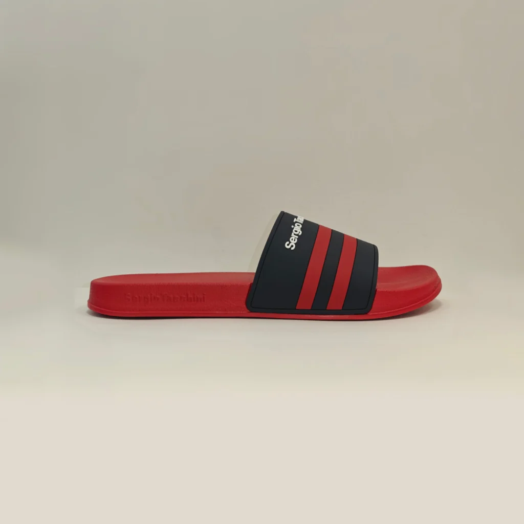 Sergio Tacchini Braga Slides - Navy / Red / White 0633