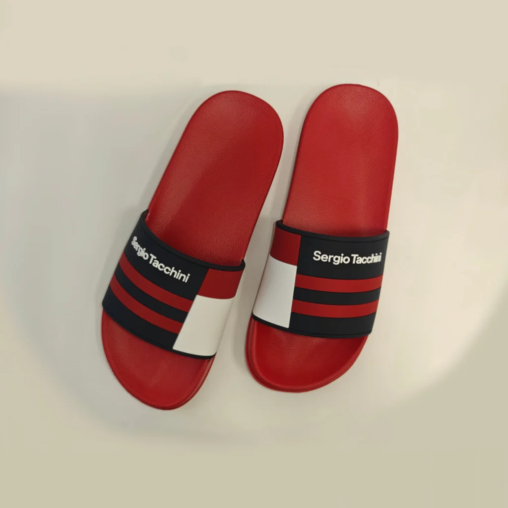 Sergio Tacchini Braga Slides - Navy / Red / White 0633