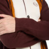 Sergio Tacchini Bruni Knit Cardigan - Bitter Chocolate / Gardenia / Pumpkin Spice