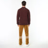 Sergio Tacchini Bruni Knit Cardigan - Bitter Chocolate / Gardenia / Pumpkin Spice
