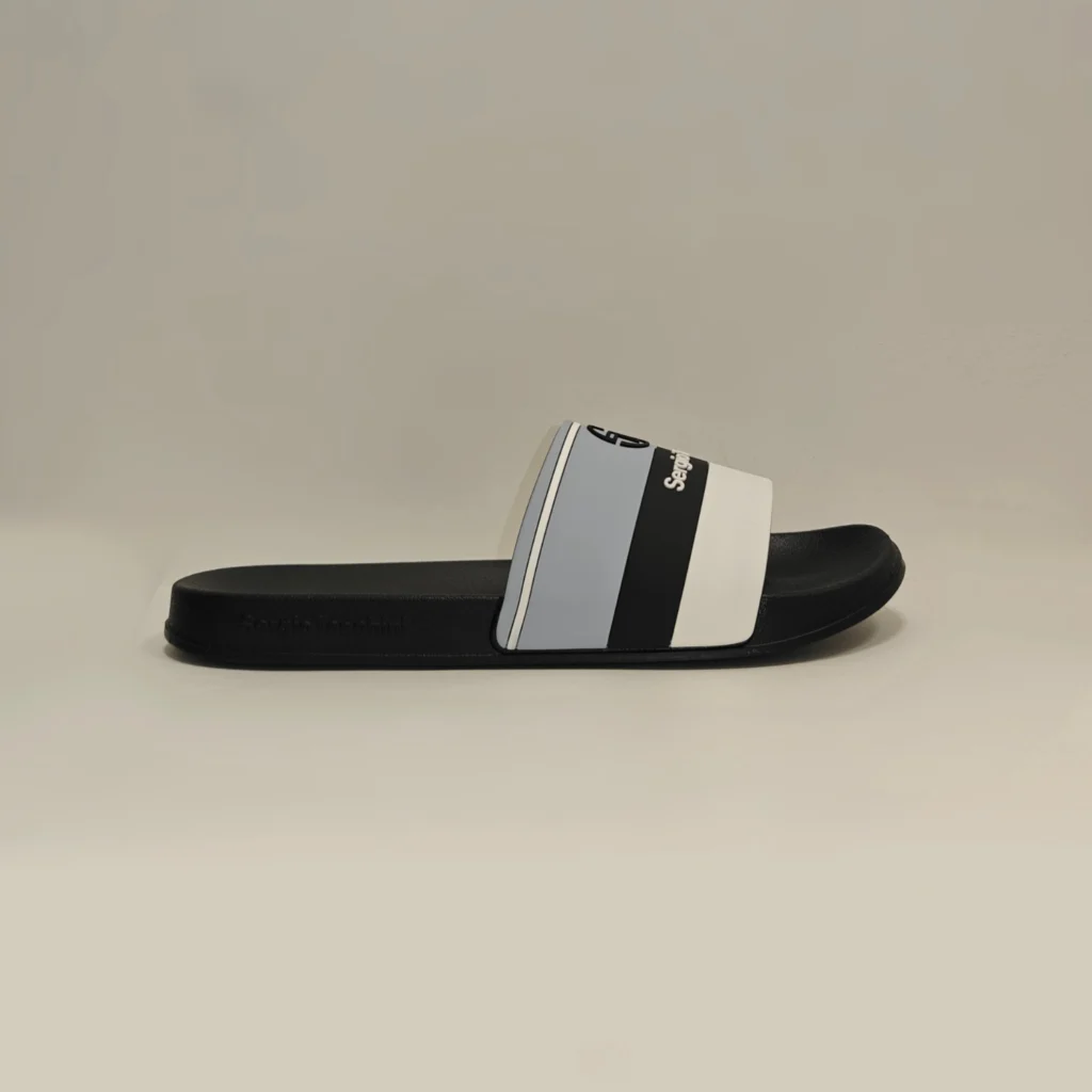 Sergio Tacchini Caspio Slides - Black / Skyway / White 4962