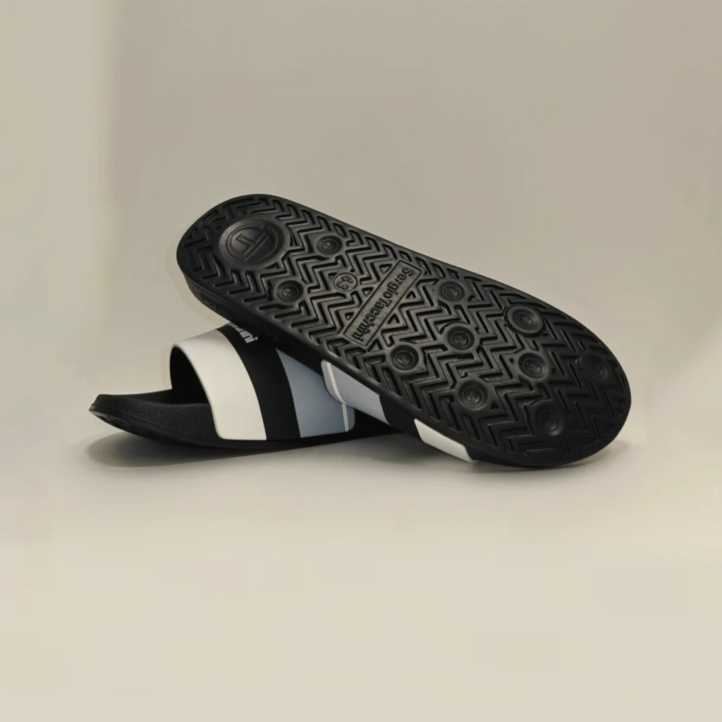 Sergio Tacchini Caspio Slides - Black / Skyway / White 4962
