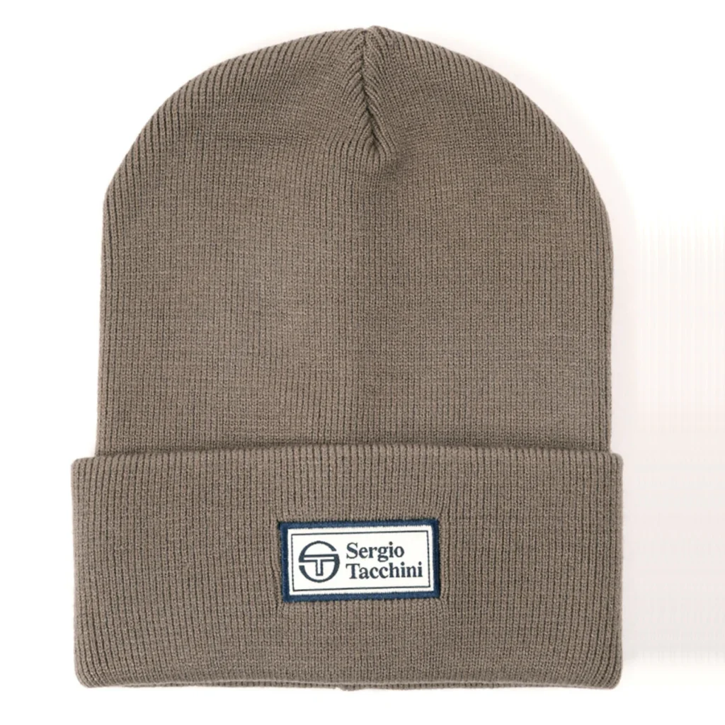 Sergio Tacchini Coney Worker Ture Up Beanie - Dark Olive