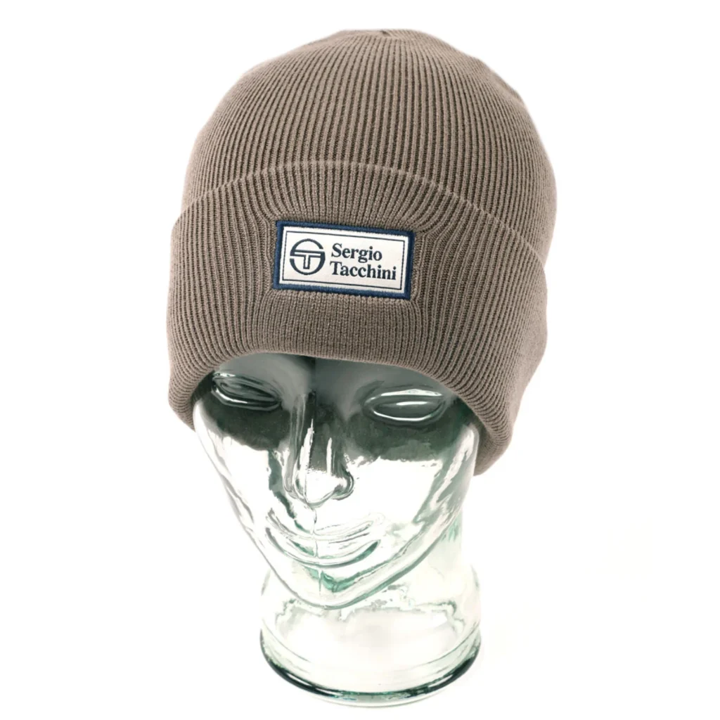 Sergio Tacchini Coney Worker Ture Up Beanie - Dark Olive