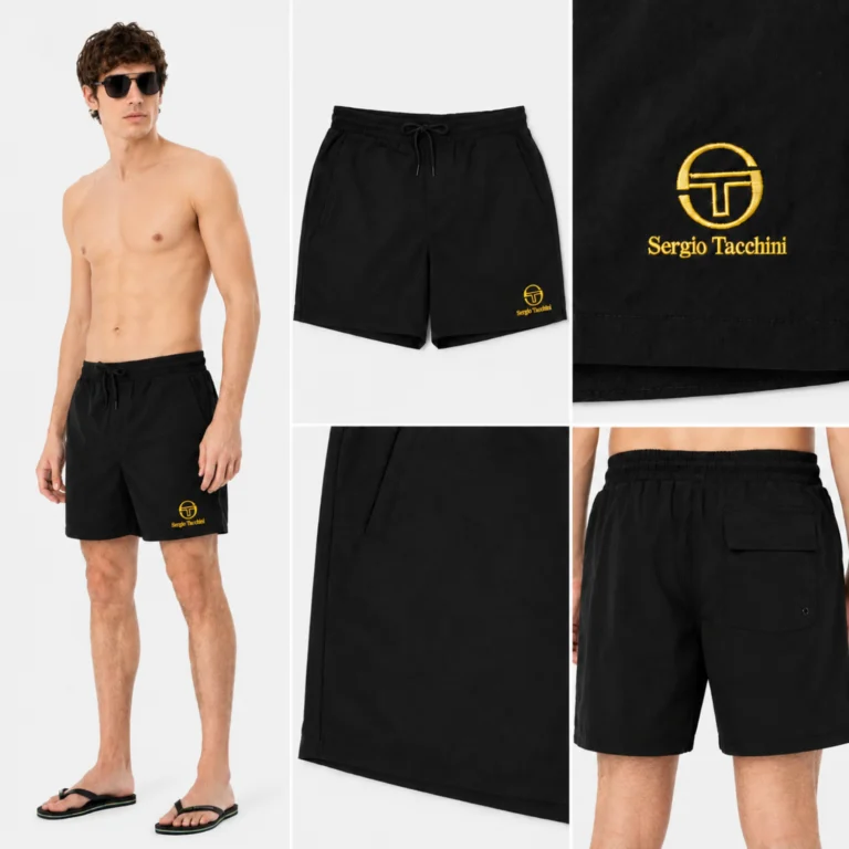 Sergio Tacchini Cordosa Swim Shorts - Black