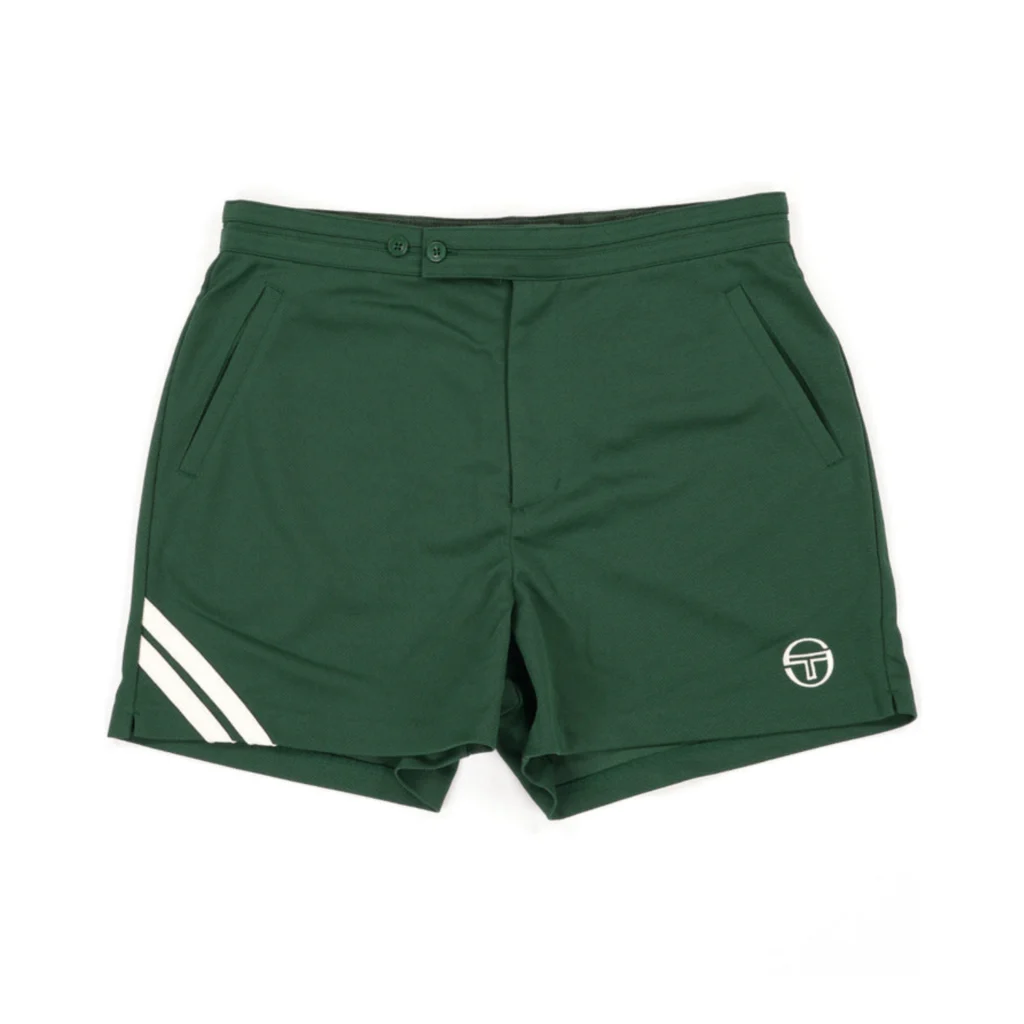 Sergio Tacchini Time Tennis Shorts - Pine Needle / Gardenia