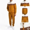 Sergio Tacchini Damarindo Track Top - Gardenia / Potting Soil / Golden Brown