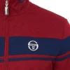 Sergio Tacchini Damarindo Track Top - Merlot / Maritime Blue
