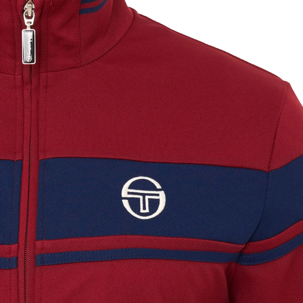 Sergio Tacchini Damarindo Track Top - Merlot / Maritime Blue