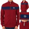 Sergio Tacchini Damarindo Track Top - Merlot / Maritime Blue