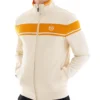 Sergio Tacchini Damarindo Track Top - Sandshell/ Orange Pepper