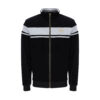 Sergio Tacchini Damarindo Velour Regular Fit Long Sleeve Track Top - Black
