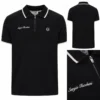 Sergio Tacchini Davide Polo Shirt - Black