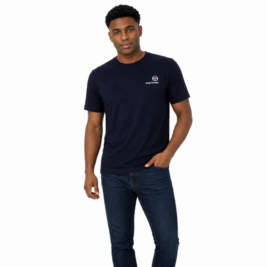 Sergio Tacchini Felton Regular Fit Short Sleeve T- Shirt - Marmite Blue