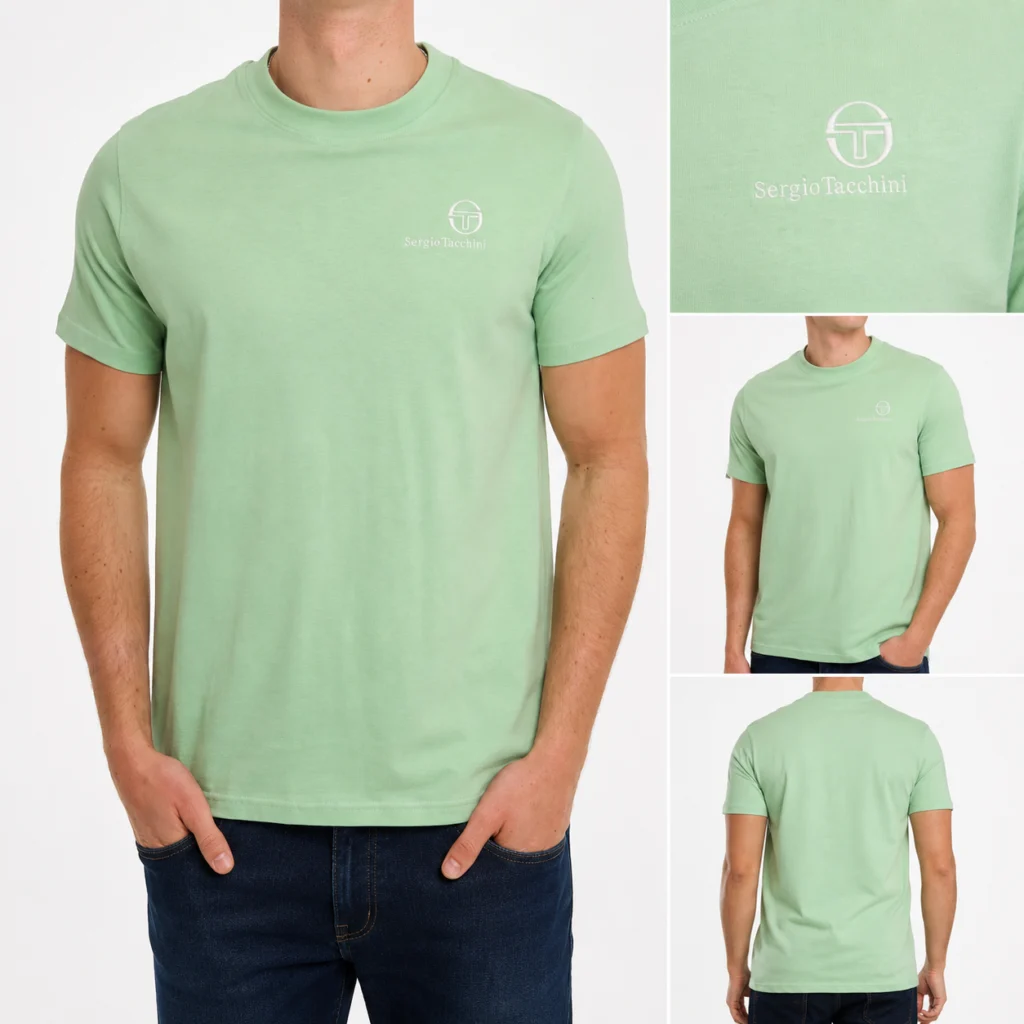 Sergio Tacchini Felton Regular Fit Short Sleeve T- Shirt - Quiet Green