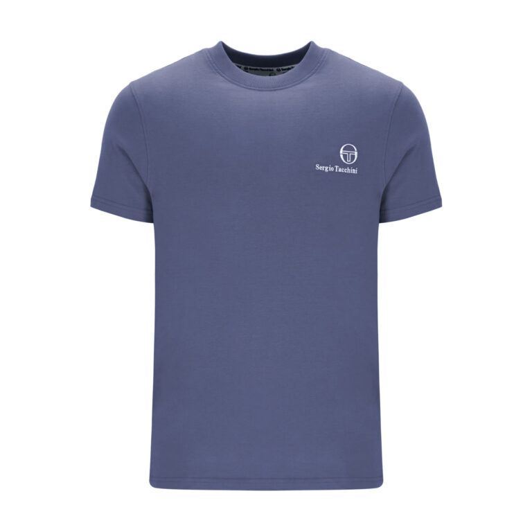 Sergio Tacchini Felton Short Sleeve Regular Fit T-Shirt - Vintage Indigo