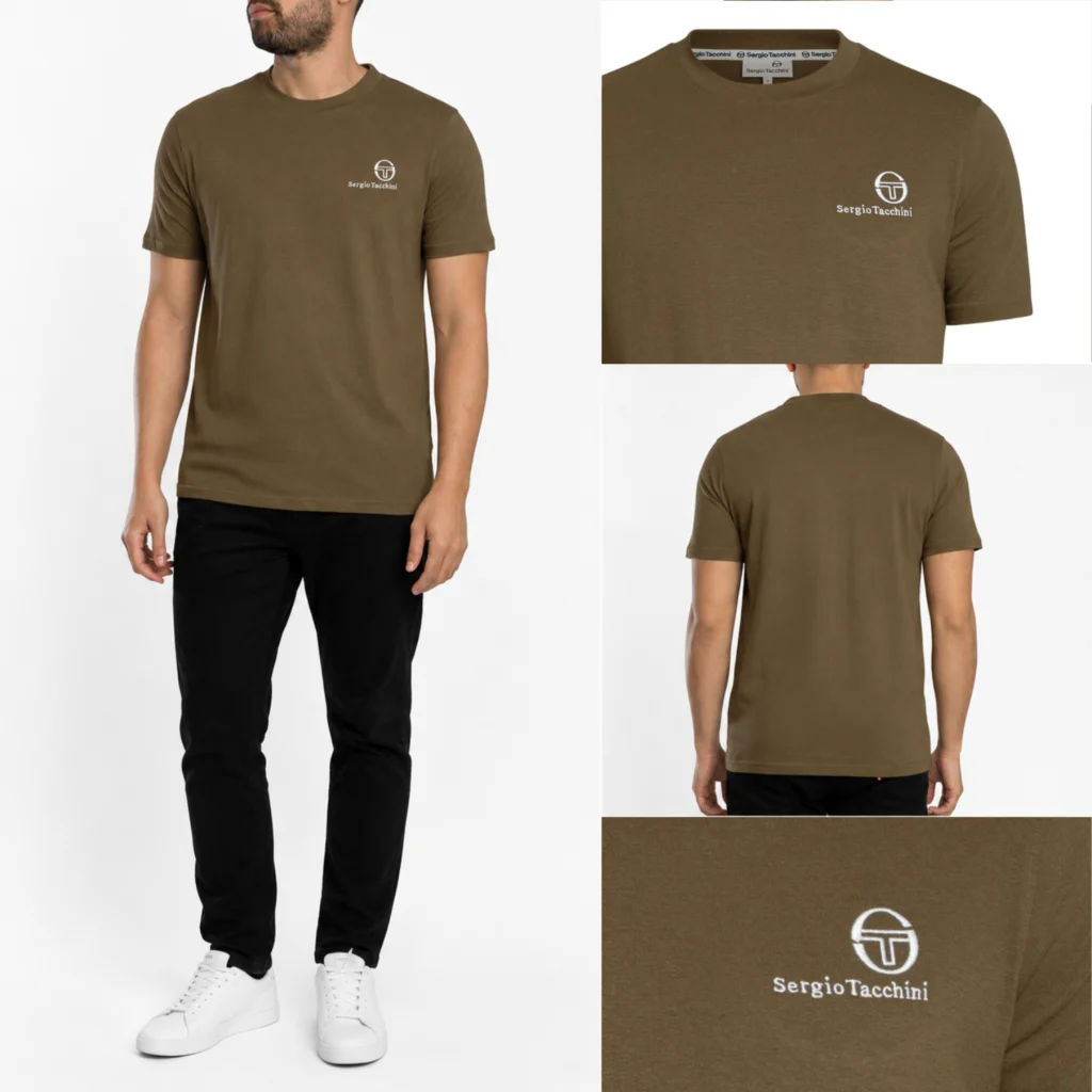 Sergio Tacchini Felton T-Shirt - Dark Olive