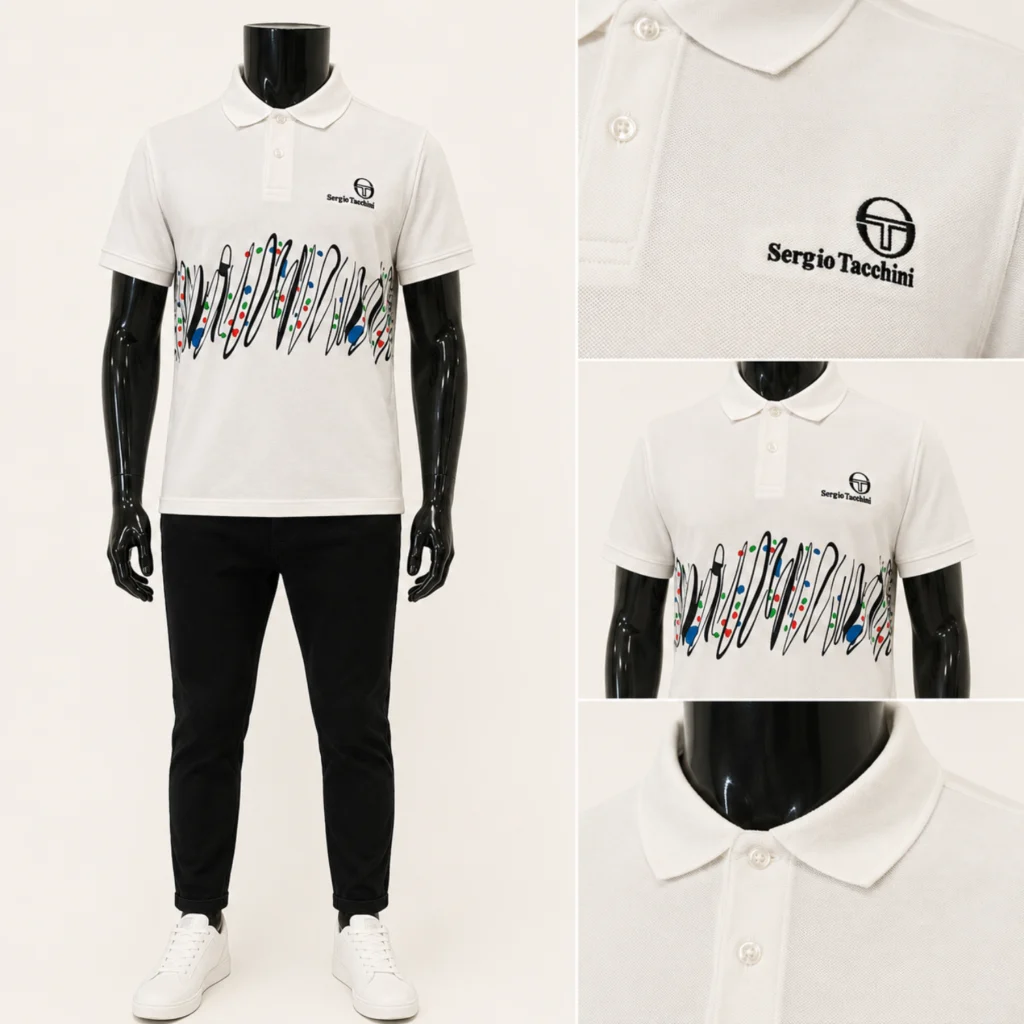 Sergio Tacchini Filzi Polo Shirt - White