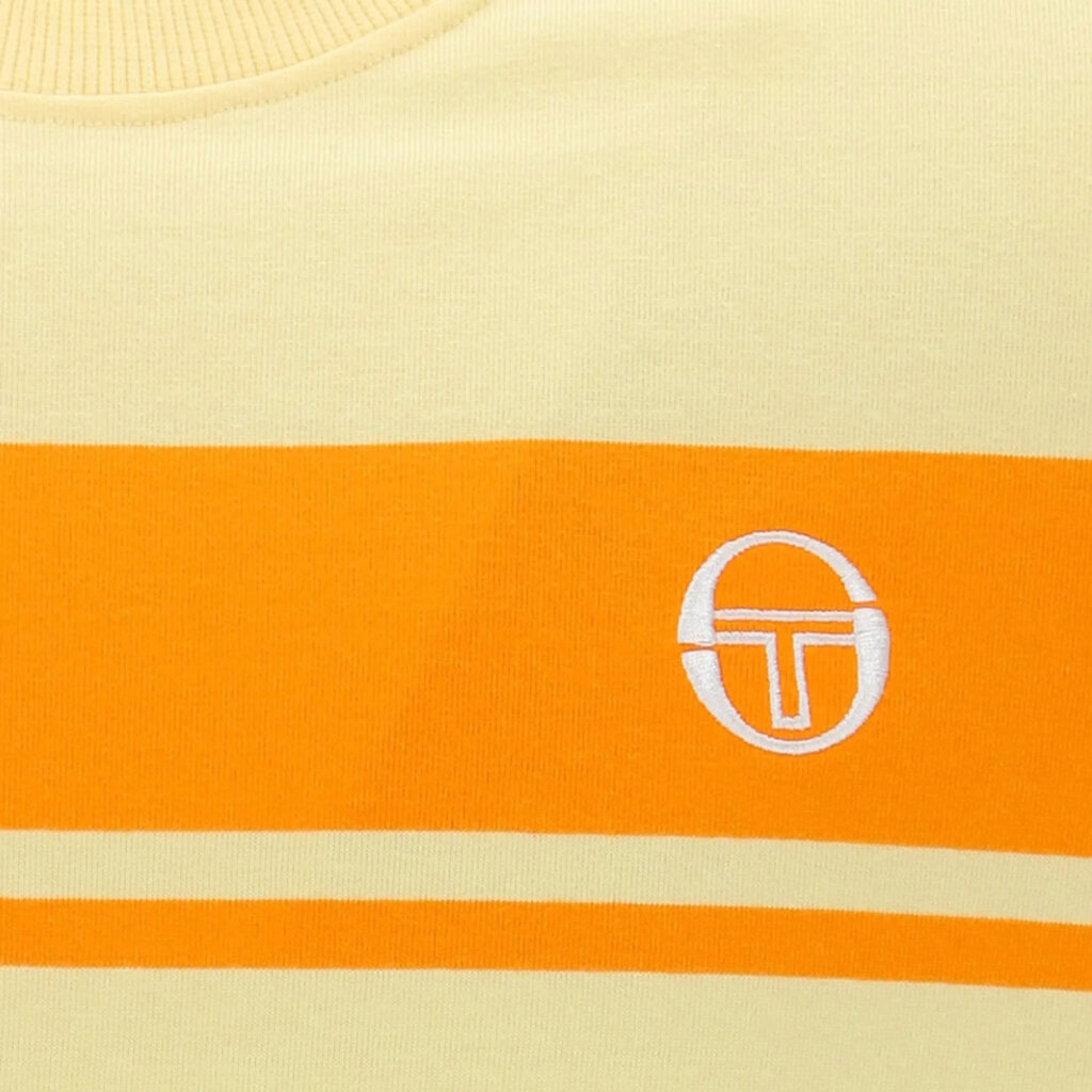 Sergio Tacchini Master Regular Fit Short Sleeve T-Shirt - Pale Banana / Autumn Glory