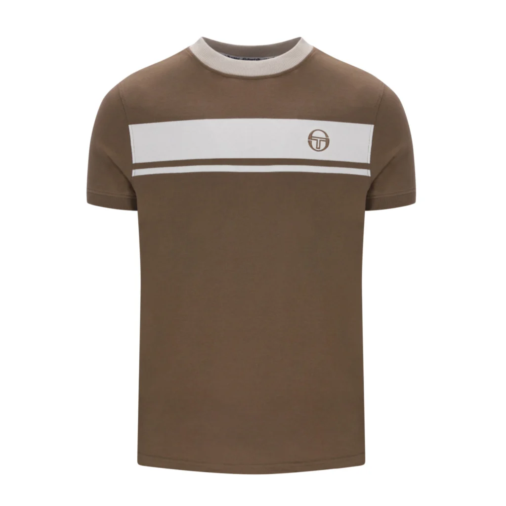 Sergio Tacchini Master Tee T-Shirt - Shitake / Gardenia
