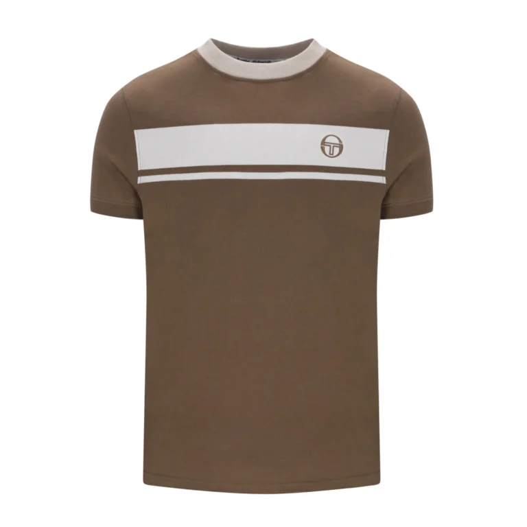 Sergio Tacchini Master Tee T-Shirt - Shitake / Gardenia