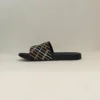 Sergio Tacchini Mesale Slides - Black / Peach / Cobbler 4970