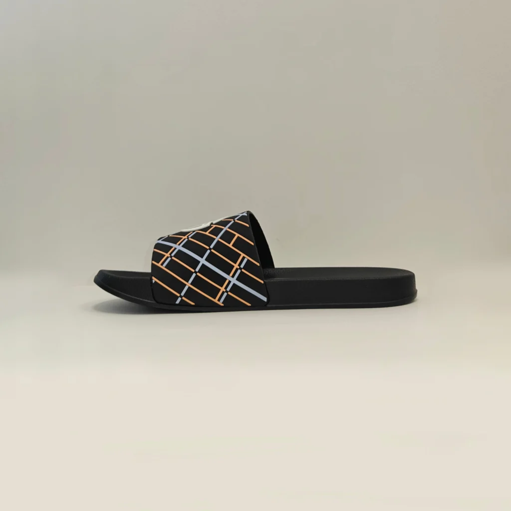 Sergio Tacchini Mesale Slides - Black / Peach / Cobbler 4970