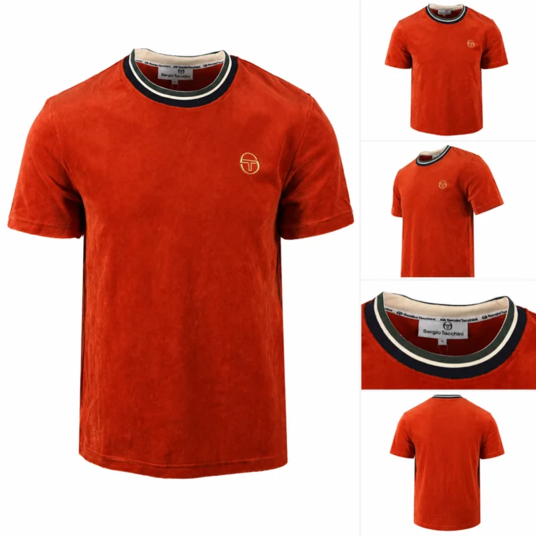 Sergio Tacchini Monte Velour T-Shirt - Rooibos Tea