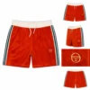 Sergio Tacchini Monte velour Shorts - Rooibos Tea / Gardenia