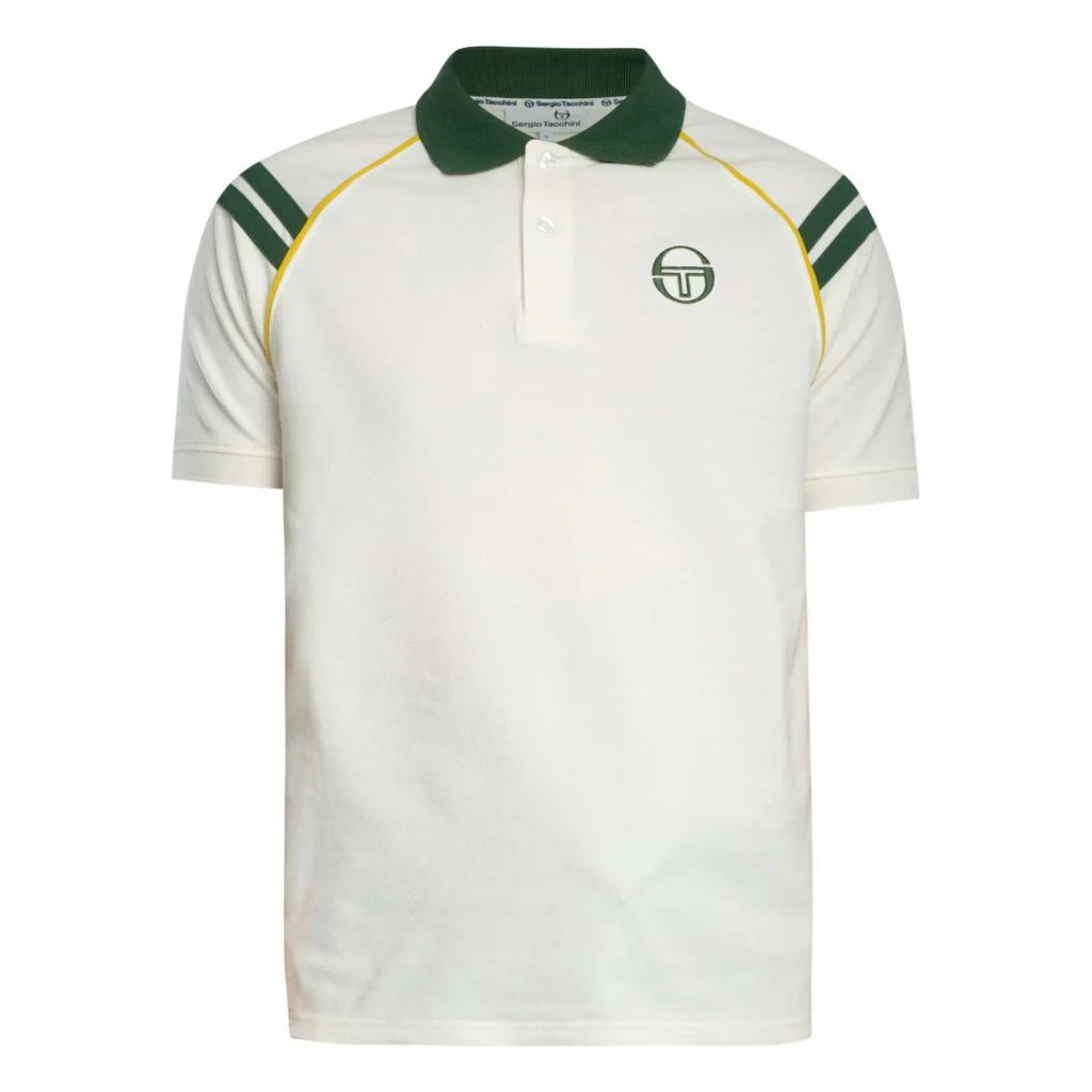Sergio Tacchini New Cortona Polo Shirt - Gaerdenia / Pine Needle