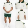 Sergio Tacchini New Cortona Polo Shirt - Gaerdenia / Pine Needle