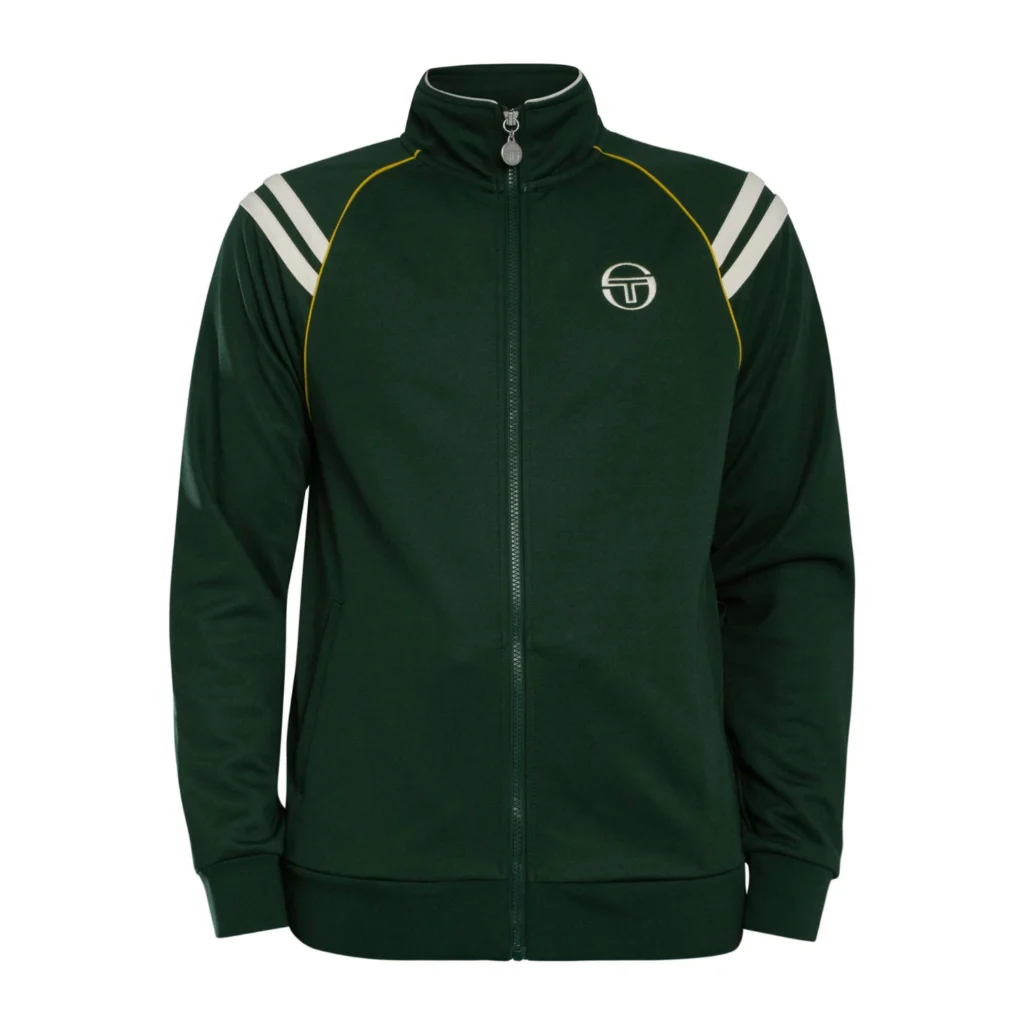 Sergio Tacchini New Cortona Track Top - Pine Needle / Gardenia